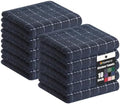 Homaxy 100% Cotton Terry Bulk Kitchen Towels, 10 Pack, Dark Grey by Homaxy