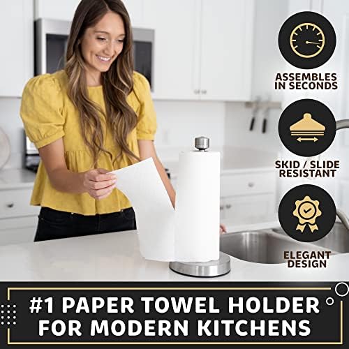 Heavy-Duty Stainless Steel Paper Towel Holder - Image 2