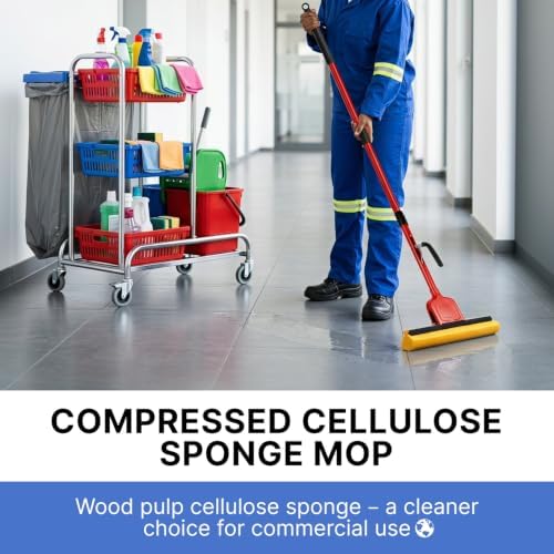 Commercial Sponge Mop for Floor Cleaning - Image 2