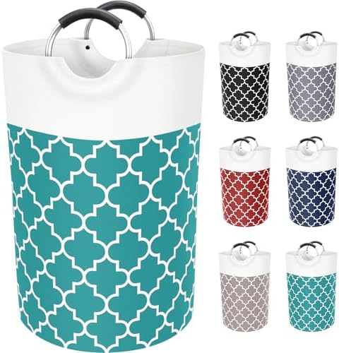 Large Laundry Basket, 75L Tall Collapsible Hamper by Fabspace