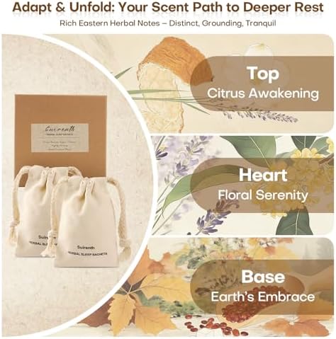 Lavender Aromatherapy Sachets for Sleep & Relaxation, 2 Pack - Image 5