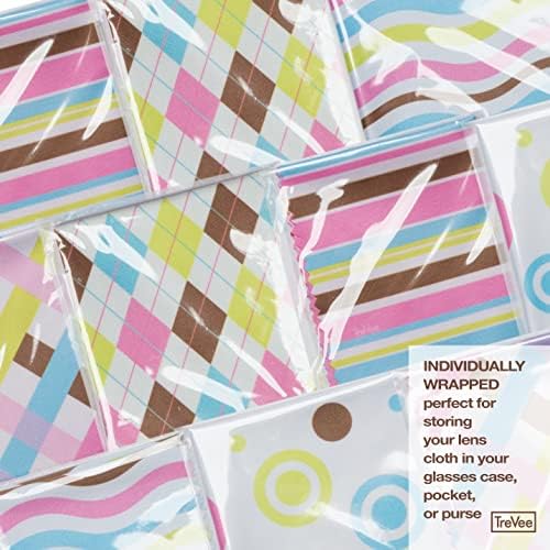 10 Pack Cute Geo-Design Multicolor Microfiber Cleaning Cloths - Image 5