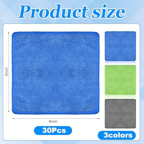 Tanlade 30 Pcs Dry Erase Cloth, 6 X 6 Inch - Image 2