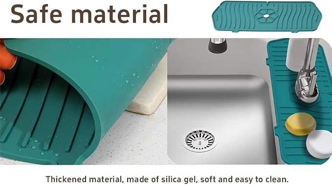 1 PCS Kitchen Sink Faucet Mat - Image 3
