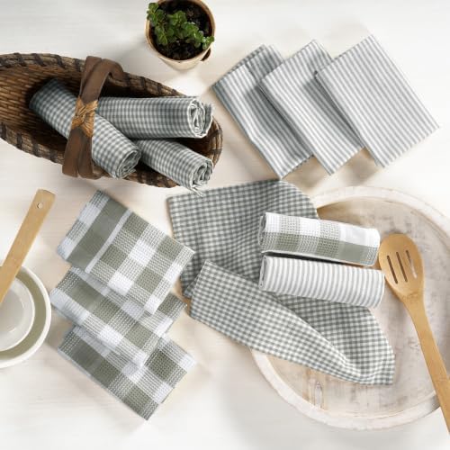 LANE LINEN 100% Cotton Kitchen Dish Cloths, Ultra Soft Absorbent Quick Drying - Image 4