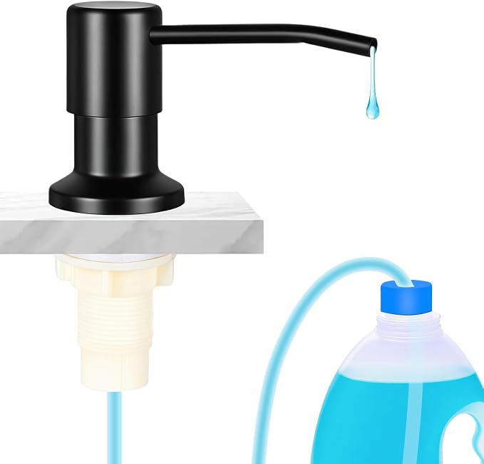 Soap Dispenser for Kitchen Sink, Upgrade Built in Sink Soap Dispenser, by Unknown