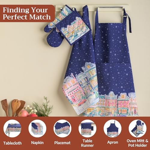 Maison d' Hermine Kitchen Towels Set of 3 Reusable 100% Cotton 27.50" x 20" - Image 4
