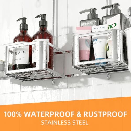 Shower Caddy Haging for Handheld Showerhead, Over Head Shower Caddy - Image 5