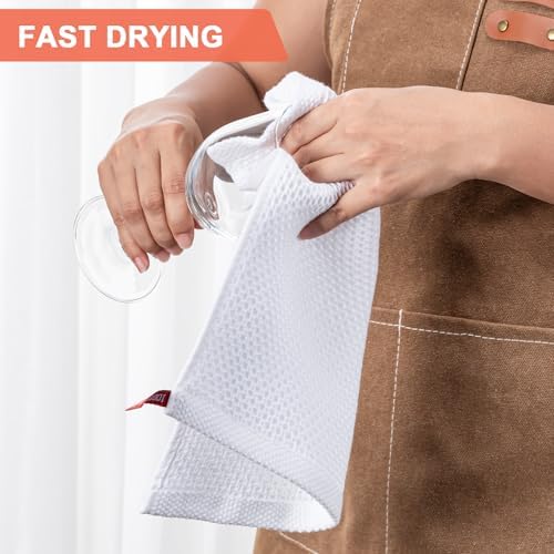 Kitchen Towels 6-Pack Kitchen Dish Cloths, 100% Cotton, 12x12 In - Image 4