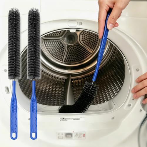Drain Brush, Refrigerator Coil Cleaning Brush, Dryer Vent Cleaner Brush - Image 6