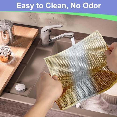 Non Scratch Wire Dishcloth, Steel Cloth - Image 7
