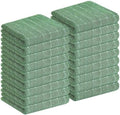Homaxy 100% Cotton Terry Kitchen Towels, 18 Pack, Grass Green by Homaxy