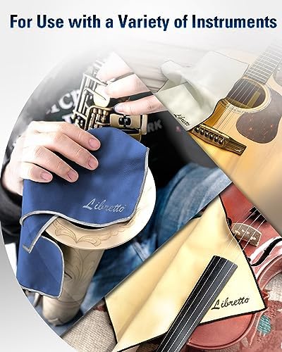Libretto Microfiber Polish Cloth, 3 Useful Sizes in 1 Pack, Violin and Cello - Image 6