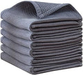 QUILTINA Dish Towels Set, 100% Cotton Waffle Weave Kitchen Towels 6 Pack by Quiltina