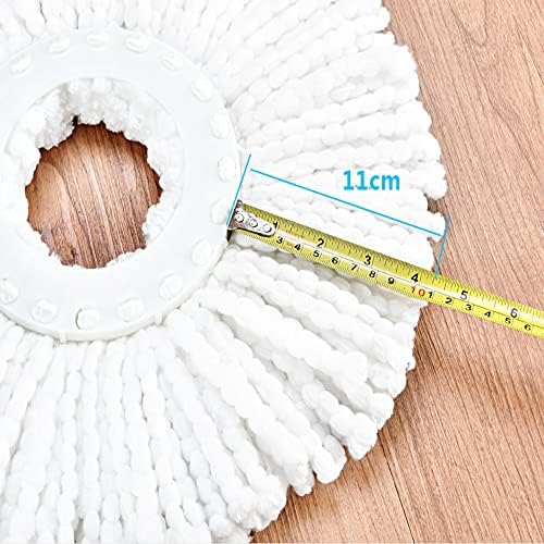 6-Pack Spin Mop Heads Refill Easy Wring Microfiber Replacement - Image 5
