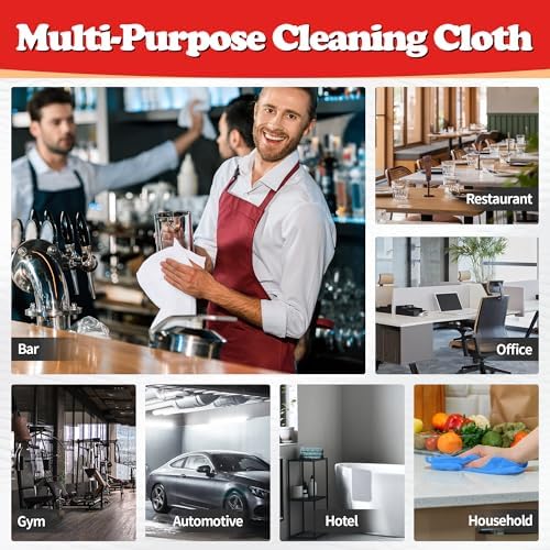 FIXSMITH Shop Towels, Microfiber Cleaning Cloth Bulk, 24 Pack Microfiber Towels - Image 7