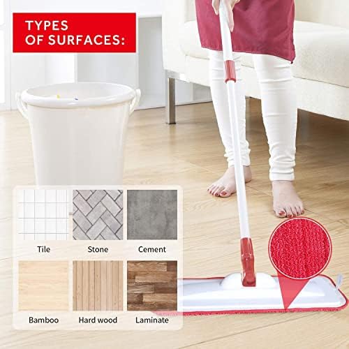 16.5" Microfiber Mop Pads Refills, 3 Pack Reusable Replacement Heads​​ - Image 5