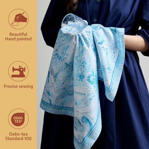 Maison d' Hermine Kitchen Towels Set of 3 100% Combed Cotton 27.50"x20" - Image 2
