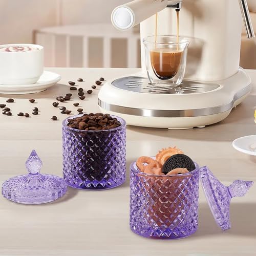 rejomiik 2 Pack Qtip Holder Apothecary Jars - Image 7