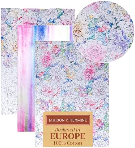 Maison d' Hermine Kitchen Towels Set of 3 Reusable 100% Cotton 27.50" x 20" by MaisondHermine