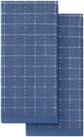 Homaxy 100% Cotton Terry Kitchen Towels, 2 Pack by Homaxy