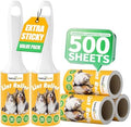 Extra Sticky Lint Roller for Pet Hair, 500 Sheets, 2 Handles by Beitophomepet%60sfamily