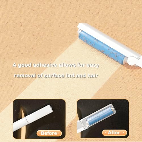 Mini Reusable Lint Roller 8 Pack, Washable Sticky Gel Lint Remover - Image 3