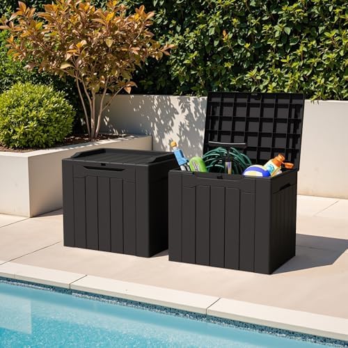 Greesum 31 Gallon Deck Box for Outside, All Weather Outdoor Storage Boxes for - Image 4