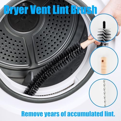Washing Machine Cleaning Brush, Dryer Vent Cleaner Kit, Crevice Brush - Image 2