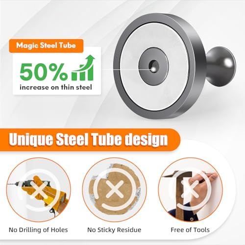 Neosmuk Magnetic Hooks Steel Tube Design - Image 4