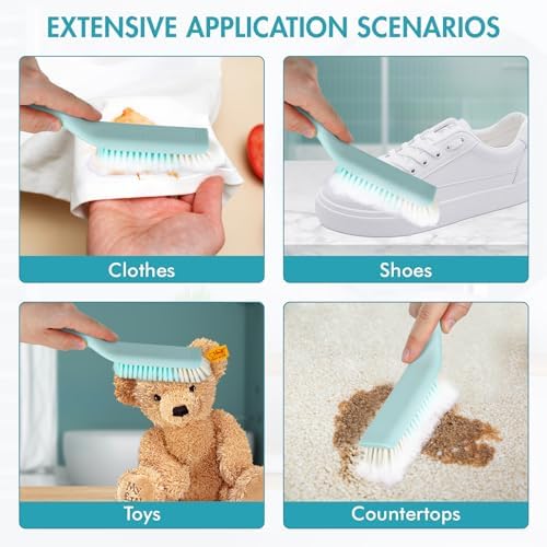 Laundry Brush Shoe Brush, 9.8" PBT Soft Bristle Cleaning Brush - Image 7