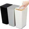 N. NETDOT 3 Pack 10L/2.6 Gal Bathroom Trash Can by NNETDOT
