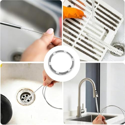 2-Pack 160-Inch Flexible Drain Brush - Image 5