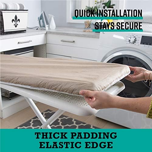Simplify Scorch Resistant Silicone Coated Ironing Board Padded Cover - Image 4
