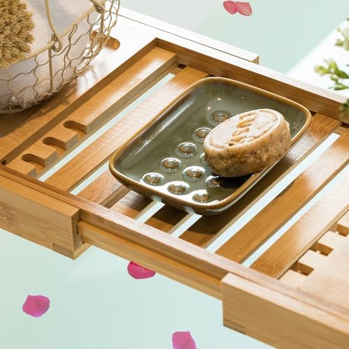 Miamolo Soap Dish for Shower & Bathroom, Floating Point Save Soap Loss - Image 7