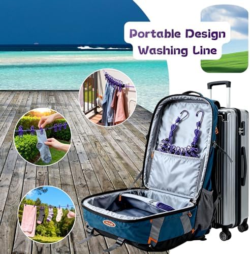 Portable Travel Clothesline for Outdoor and Indoor 1.8m Retractable Travel - Image 7