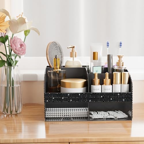 Bling Makeup Organizer with Drawers, Cosmetic Storage - Image 6
