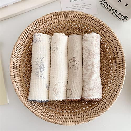 BuLuTu Cute Floral Muslin Face/Hand Towels Multi-Purpose Cleaning Clothes - Image 2