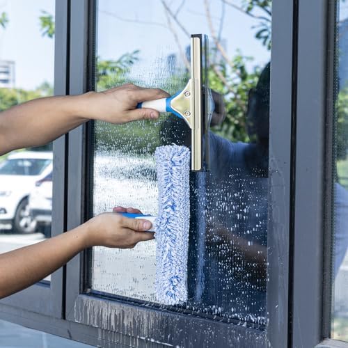 Mitclear Window Cleaning Kit 10IN Squeegee & Scrubber - Image 5