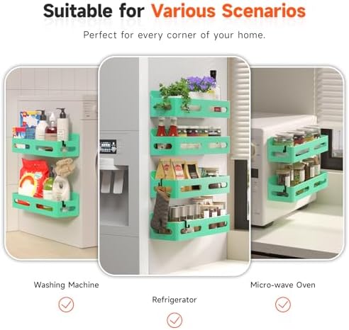 Sevenblue 4-Pack Magnetic Spice Rack - Image 6