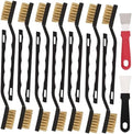 48 Pcs Mini Brass Brush Set, Brass Scratch Brush by Unknown