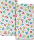 Easter Colorful Egg Towel 2 Pack 14"x28" Happy Holiday Decorative Kitchen by Granbey