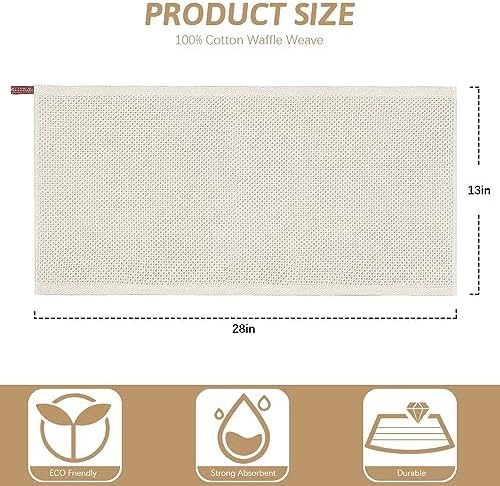 Nialnant 6 Pack Kitchen Hand Towels, 100% Cotton Dish Towels - Image 2