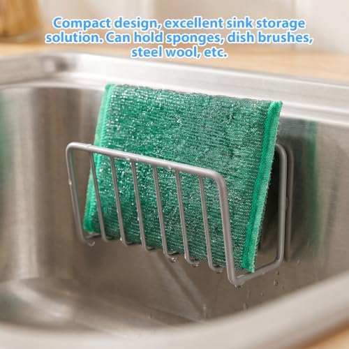 Sponge Holder for Kitchen Sink, Sink Caddy Organizer - Image 5