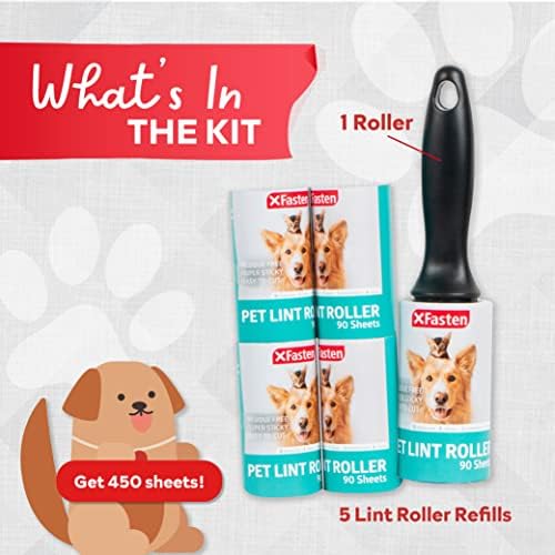 Pet Hair Lint Roller, 450 Sheets Furniture Lint Rollers - Image 3