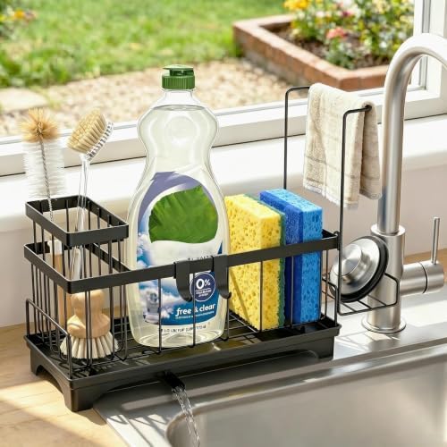 Sponge Holder for Kitchen Sink, Self-Draining Sink Caddy by Unknown