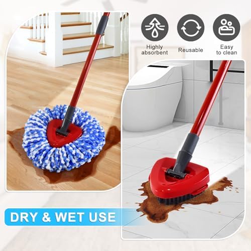Mop Head Replacement for O Cedar, Spin Mop Replacement Head for Ocedar - Image 6