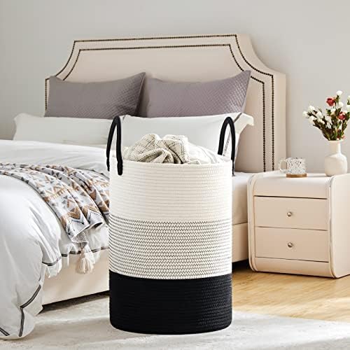 VIPOSCO 100L Extra Large Woven Laundry Basket Hamper - Image 4