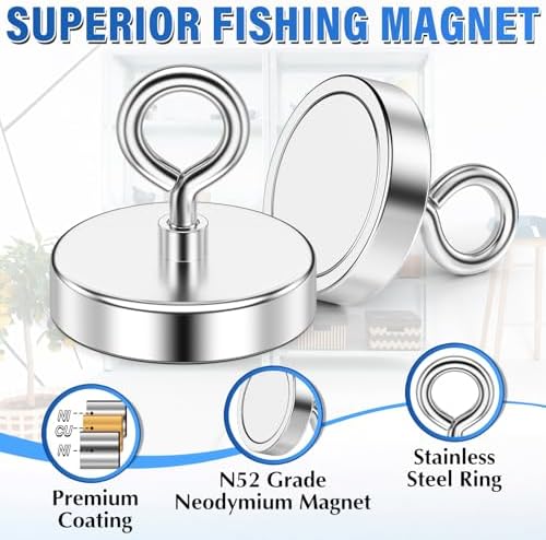 Fishing Magnet, 700 lbs Strong Heavy Duty Magnet - Image 7