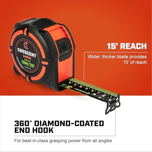 Crescent Lufkin 25 Ft. WORKHORSE NITE EYE Tape Measure | L1125NE - Image 3